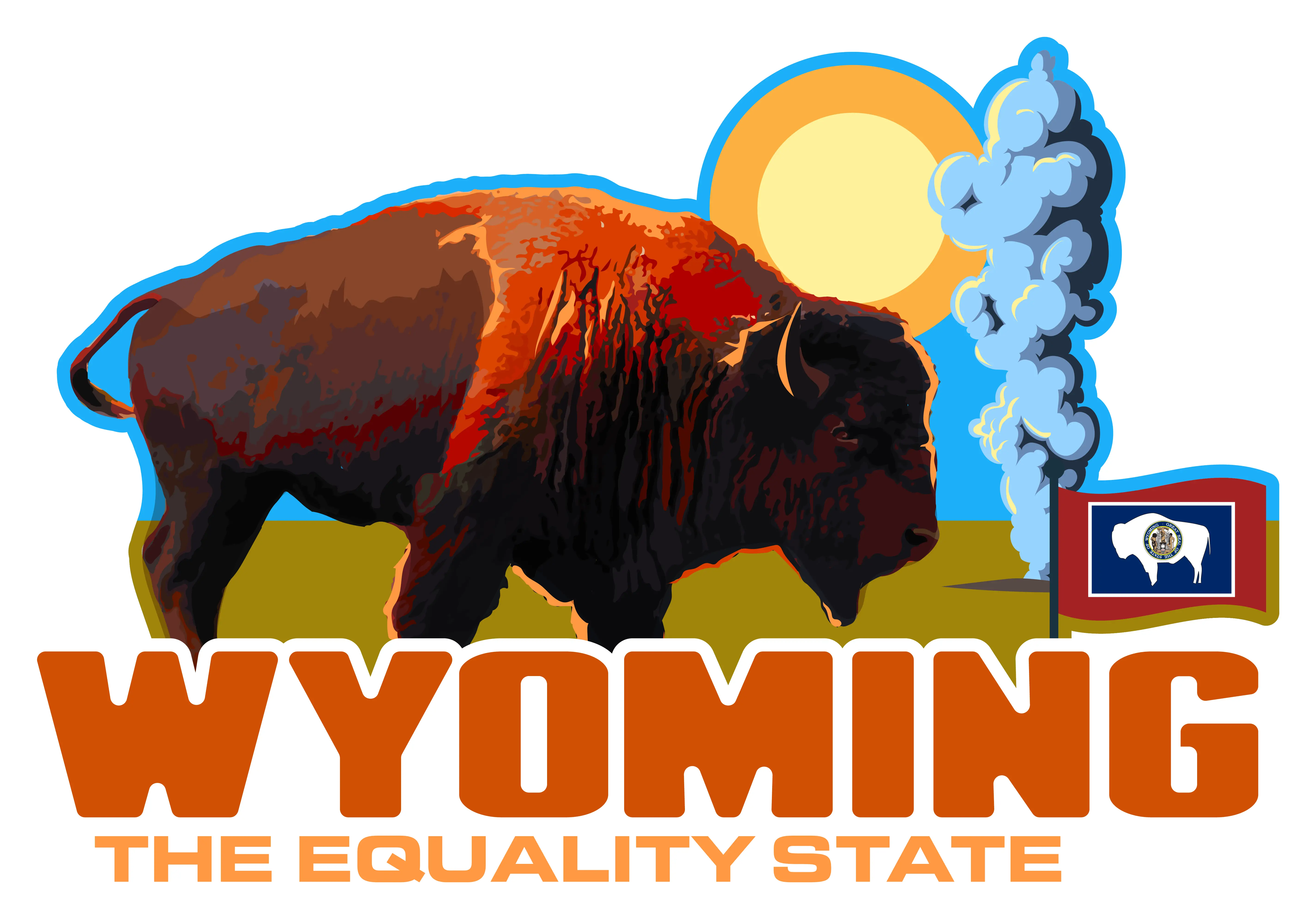 Wyoming Adventure Sticker
